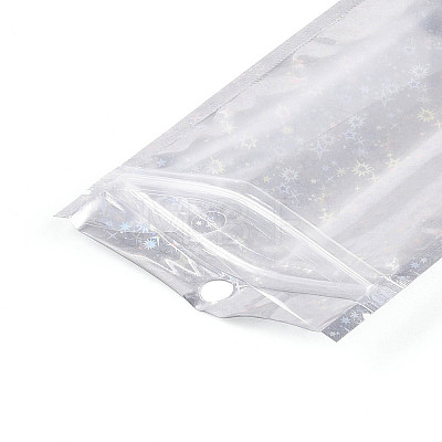 Glitter Holographic Star Plastic Packaging Yin-yang Resealable Bags OPP-N002-02D-1