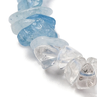 Natural Quartz Crystal & Aquamarine Beads Strands G-L610-A05-01-1