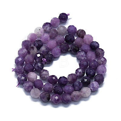 Natural Lilac Jade Beads Strands G-G927-14-1