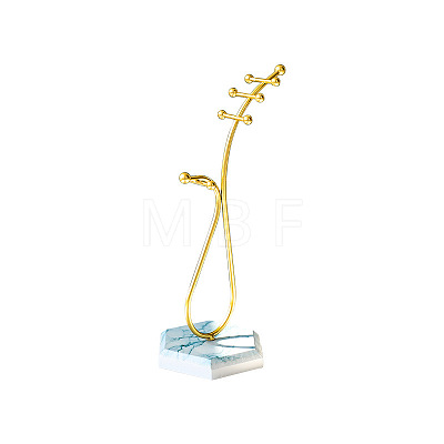 Iron Music Note Jewelry Display Stands ODIS-F001-05G-1