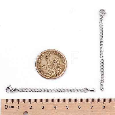 Tarnish Resistant 304 Stainless Steel Chain Extender LS-X-STAS-G221-27P-1