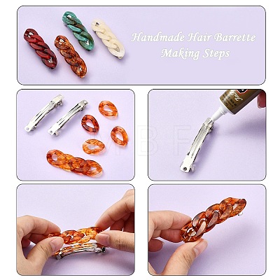 Iron Hair Barrette Findings LS-X-IFIN-S289-78mm-1
