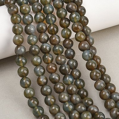Handmade Lampwork Beads Strand LAMP-B056-8mm-21-1