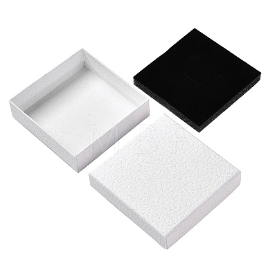 Square Cardboard Necklace Box CBOX-Q038-02B-1
