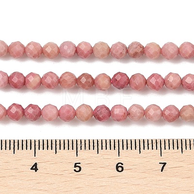 Natural Rhodochrosite Beads Strands G-E411-11A-4mm-1