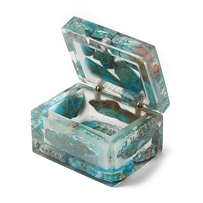 Transparent Resin Gift Boxes G-G999-B01-1