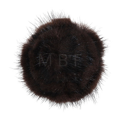 Faux Mink Fur Lapel Pins JEWB-WH0026-94B-1