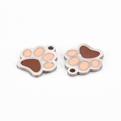 304 Stainless Steel Enamel Charms STAS-Q242-036C-1