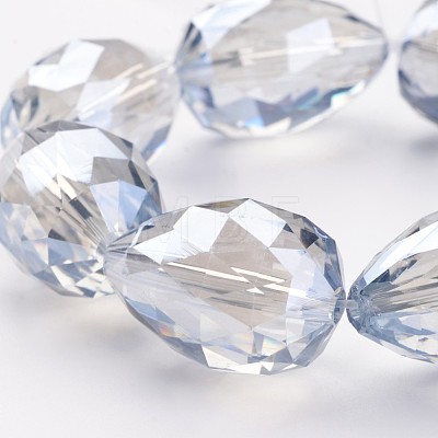Electroplate Glass Bead Strands EGLA-J139-PL01-A-1