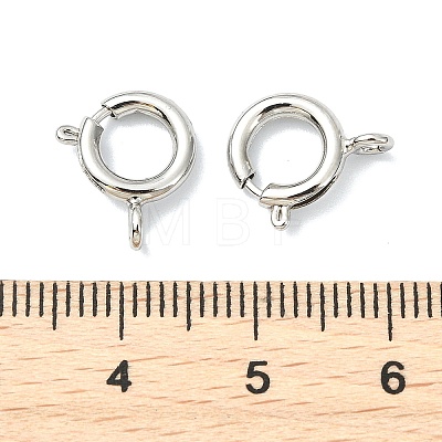 SHEGRACE Brass Spring Ring Clasps XGRPCN135-222P-1