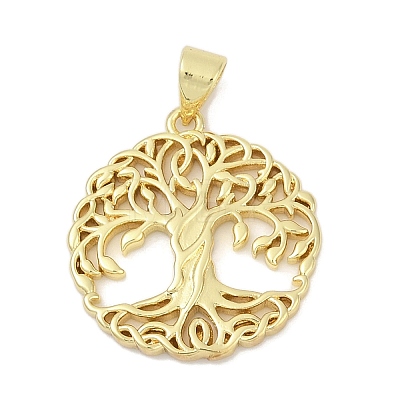 Brass Pendants KK-D317-114G-1