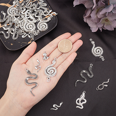 Tibetan Style Alloy Pendants PALLOY-PH0001-07AS-1