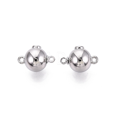 Brass Box Clasps KK-Q074-09P-1