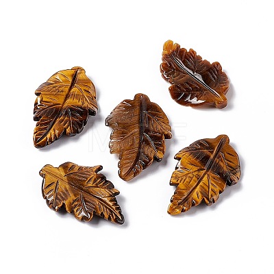 Natural Tiger Eye Pendants G-I336-01-18-1