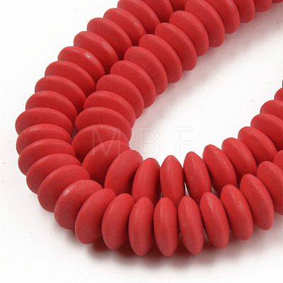 Handmade Polymer Clay Beads Strands X-CLAY-N008-064-A07-1