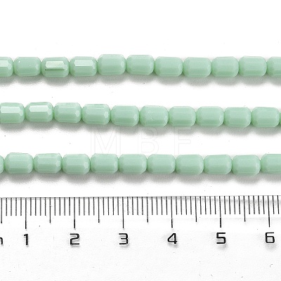 Opaque Glass Beads Strands GLAA-G112-04C-1