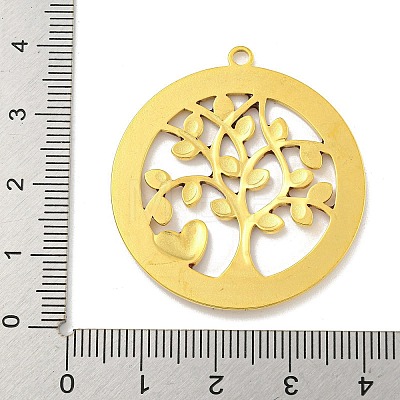 Ion Plating(IP) 304 Stainless Steel Rhinestone Pendants STAS-U007-03C-G-1