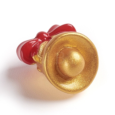 Resin Christmas Ornaments RESI-WH0008-28P-1