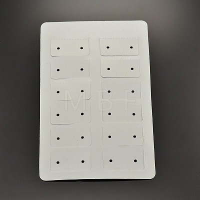 Rectangle Plastic Display Cards TOOL-F002-10-1