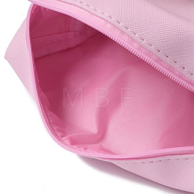 Rectangle PU Leather Cosmetic Storage Zipper Bag AJEW-K039-01B-1
