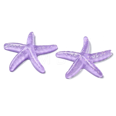 Translucent Resin Sea Animal Cabochons RESI-B016-01E-1