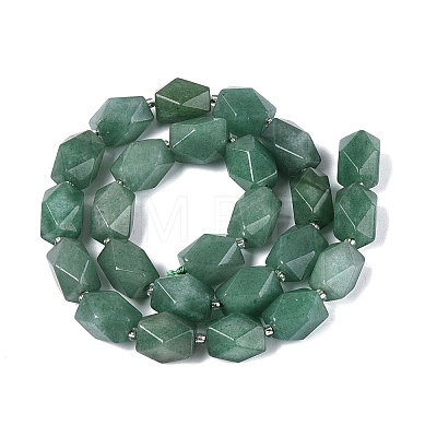 Natural Green Aventurine Beads Strands G-Q608-11L-1