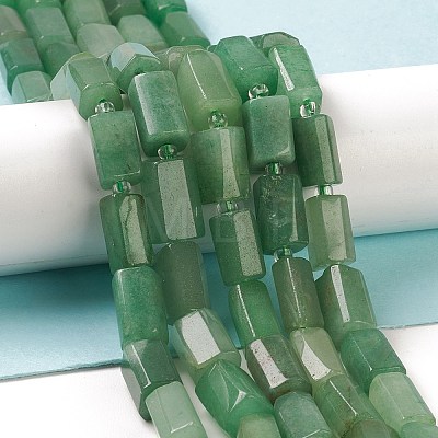 Natural Green Aventurine Beads Strands G-M403-B26-1