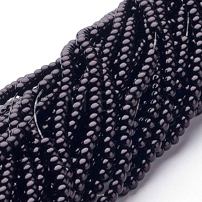 Glass Pearl Beads Strands HY-3D-B80-1