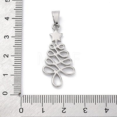 Non-Tarnish 304 Stainless Steel Pendants STAS-P209-45P-1
