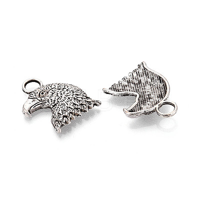 Tibetan Style Alloy Pendants TIBEP-T053-12AS-1