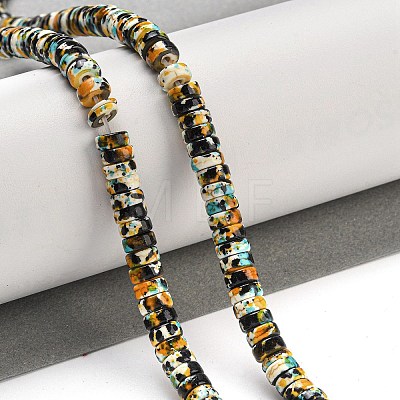 Baking Paint Synthetic Turquoise Beads Strands G-H060-02B-11-1