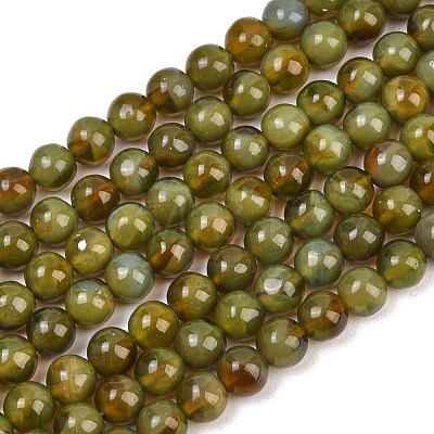 Handmade Lampwork Beads Strand LAMP-B056-8mm-20-1