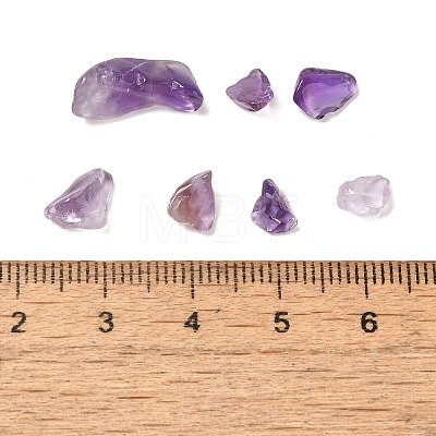 Natural Amethyst Chip Beads G-Q193-02A-1