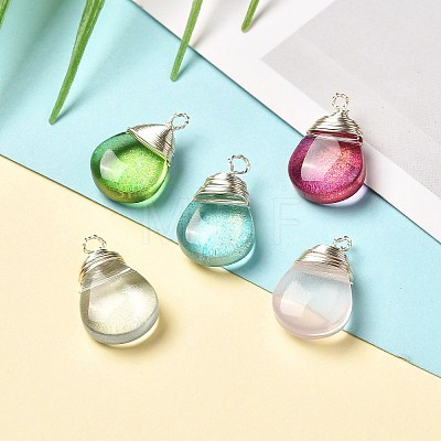 Glass Pendants X-PALLOY-JF00856-1