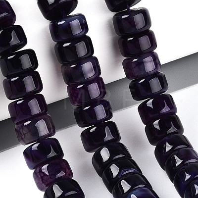 Dyed Natural White Jade Beads Strands G-T143-17A-1