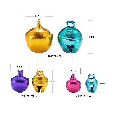 Christmas Aluminum Bell Charms FIND-LS0001-08-1