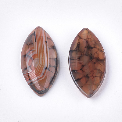 Natural Crackle Agate Cabochons G-T125-07C-1