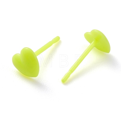 Eco-Friendly Plastic Stud Earrings EJEW-H120-03D-02-1