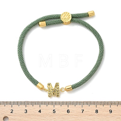 Adjustable Nylon Cord Bracelets BJEW-C096-01G-13-1