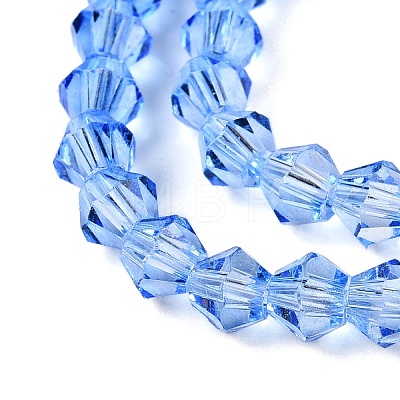 Gradient Color Baking Paint Glass Bead Strands X1-DGLA-A039-T6mm-A020-1