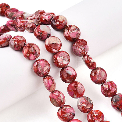 Natural Imperial Jasper Beads Strands G-S355-87A-05-1