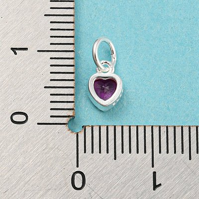 925 Sterling Silver Birthstone Charms STER-G035-01E-01-1