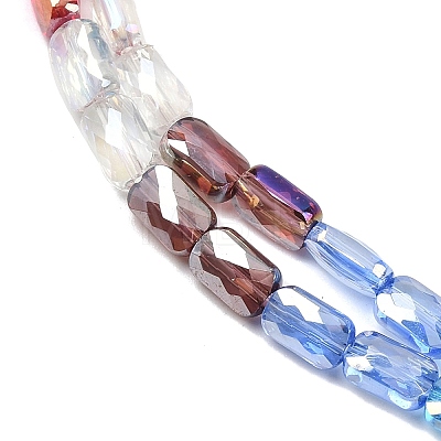 Electroplate Glass Beads Strands EGLA-D300-05-10-1