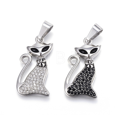 316 Surgical Stainless Steel Pendants STAS-H347-04-1