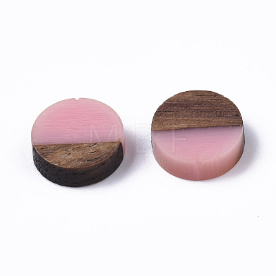 Resin & Wood Cabochons X-RESI-S358-70-H39-1