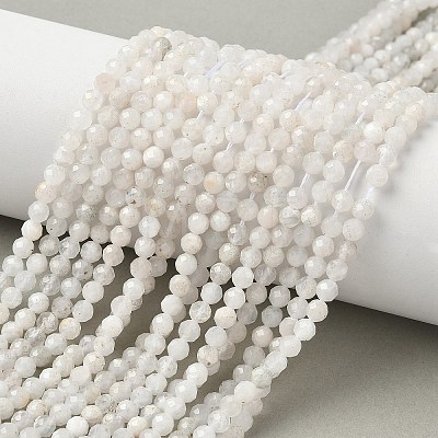Natural Moonstone Beads Strands X-G-C201-B06-4mm-1