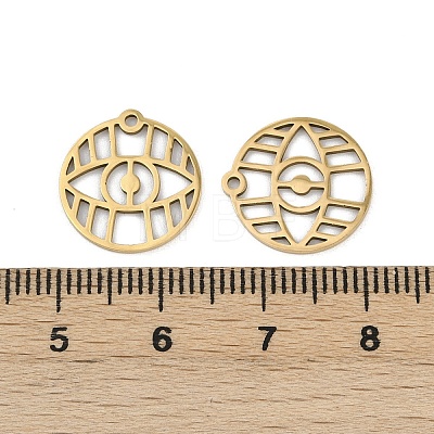 201 Stainless Steel Pendants STAS-U052-02C-G-1