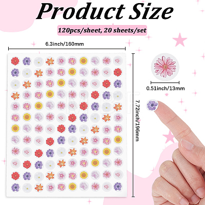 Paper Stickers DIY-SP0007-43D-1