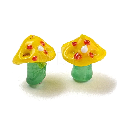 Handmade Bumpy Lampwork Beads LAMP-S067-01B-1