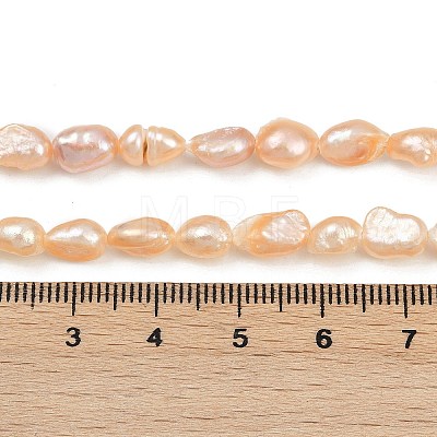 Natural Cultured Freshwater Pearl Beads Strands PEAR-P064-20H-02B-1